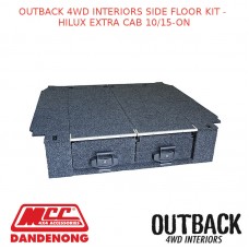 OUTBACK 4WD INTERIORS SIDE FLOOR KIT - HILUX EXTRA CAB 10/15-ON